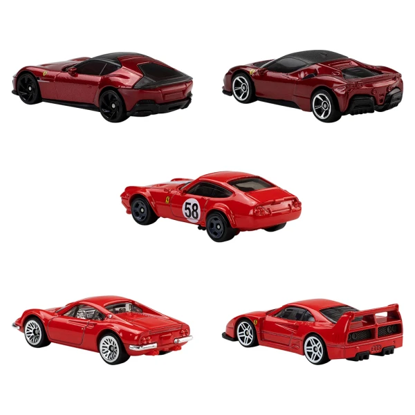 HOT WHEELS ΑΥΤΟΚΙΝΗΤΑΚΙΑ FERRARI ΣΕΤ ΤΩΝ 5