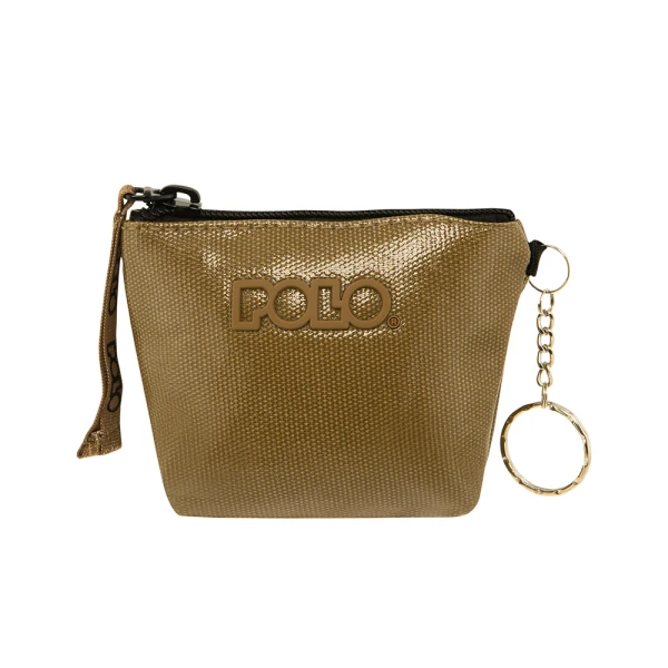 POLO 2026 MINI CONICAL WALLET EMBOSSED OLIVE