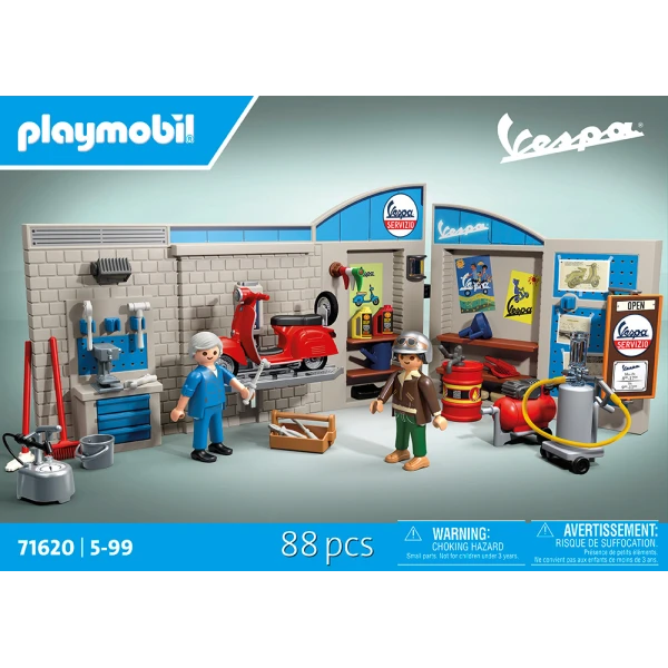 PLAYMOBIL VESPA 60S VESPA GARAGE