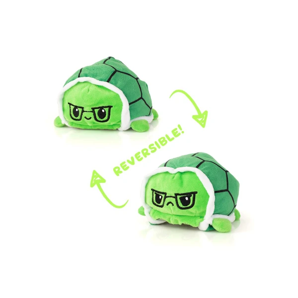 PLUSH TURTLE WITH GLASSES FLIPETS 15 cm MOOD CHANGING
