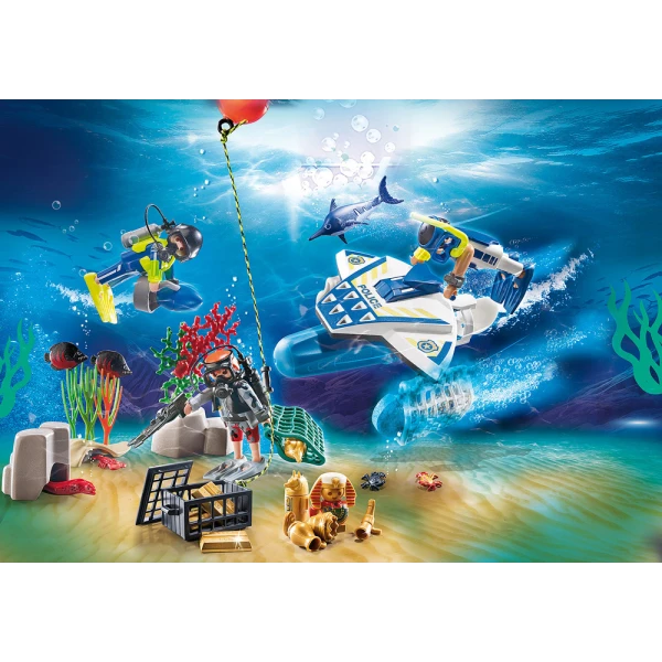 PLAYMOBIL CITY ACTION ΧΡΙΣΤΟΥΓΕΝΝΙΑΤΙΚΟ ΗΜΕΡΟΛΟΓΙΟ - ΥΠΟΒΡΥΧΙΑ ΑΠΟΣΤΟΛΗ ΑΣΤΥΝΟΜΙΑΣ