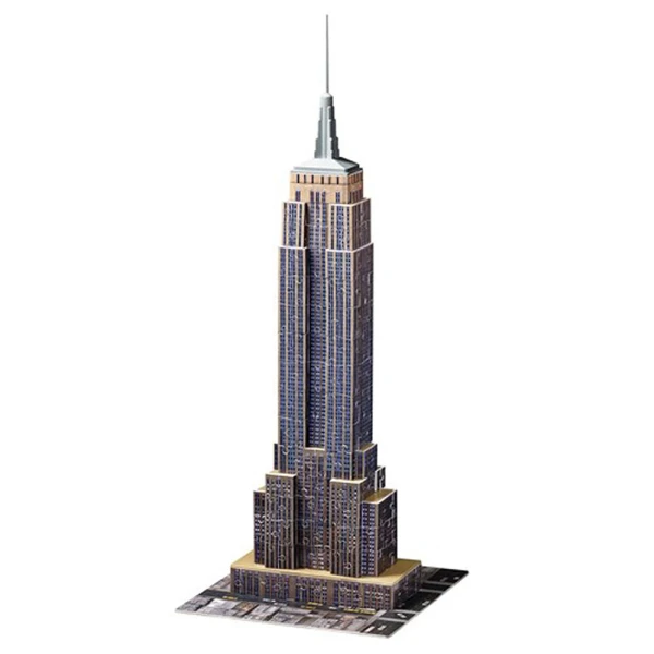 RAVENSBURGER 3D ΠΑΖΛ ΔΙΑΣΗΜΑ ΚΤΙΡΙΑ EMPIRE STATE BUILDING 216 TEM.