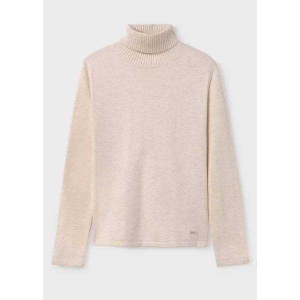 MAYORAL KNIT TURTLENECK BASIC IVORY