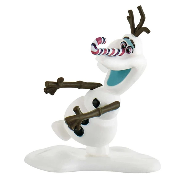 MINIATURE BULLY FROZEN OLAF WITH CANDY CANE 10 cm