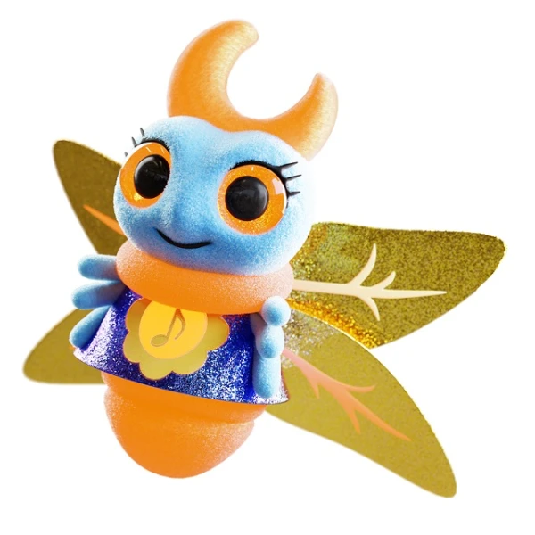 50-50 GAMES GLOWIES FIREFLY LIGHT BLUE