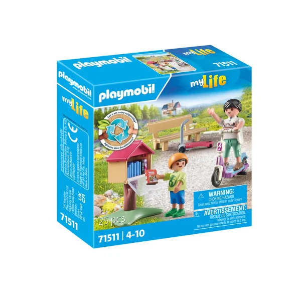 PLAYMOBIL CITY LIFE ΥΠΑΙΘΡΙΑ ΑΝΤΑΛΛΑΚΤΙΚΗ ΒΙΒΛΙΟΘΗΚΗ