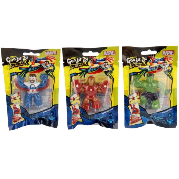 GOO JIT ZU MINI MARVEL ΦΙΓΟΥΡΑ - 6 ΣΧΕΔΙΑ