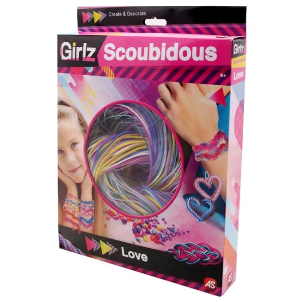 GIRLZ SCOUBIDOUS CONSTRUCTION SET FOR AGES 6+