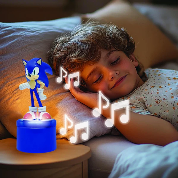 LEXIBOOK ΠΑΙΔΙΚΟ ΦΩΤΑΚΙ ΝΥΚΤΟΣ SONIC ΜΕ ΗΧΕΙΟ