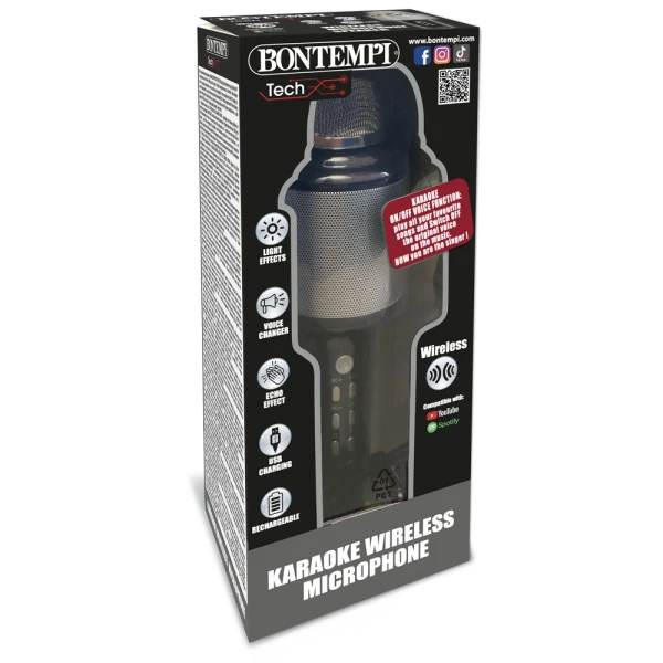 BONTEMPI WIRELESS ARAOKE MICROPHONE