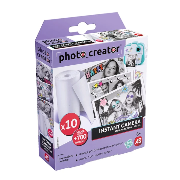 10 ROLLS OF THERMAL PAPER PHOTO CREATOR INSTANT CAMERA
