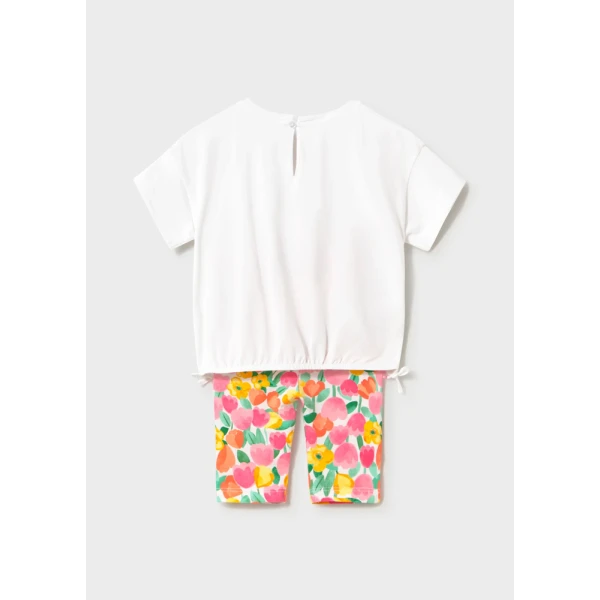 MAYORAL SET LEGGINGS PRINTED HIBISCUS