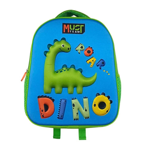 MUST TEAM PRESCHOOL BACKPACK 26x10x32 cm WITH 1 COMPARTMENT – 3D EVA DINO