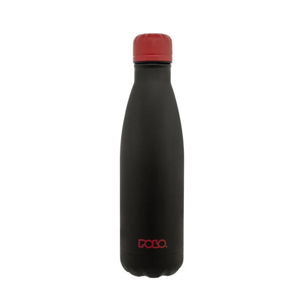 POLO 2026 STAINLESS STEEL THERMOS 500ml BLACK-BORDEAUX