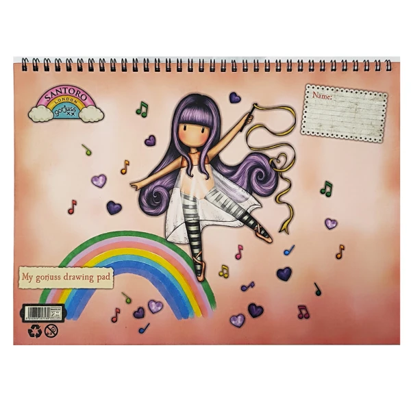 DRAWING PAD A4 30 SHEETS GORJUSS - 2 DESIGNS