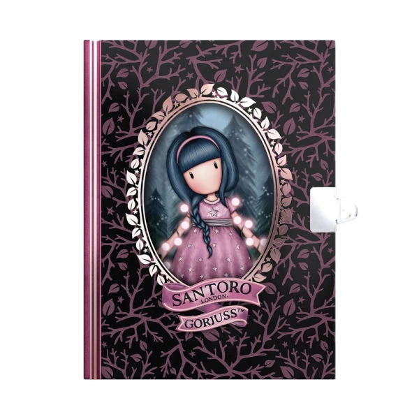 SANTORO GORJUSS ΣΕΤ ΔΩΡΟΥ ΗΜΕΡΟΛΟΓΙΟ ΜΕ ΚΛΕΙΔΙ FAIRY DUSK (PINK DRESS)