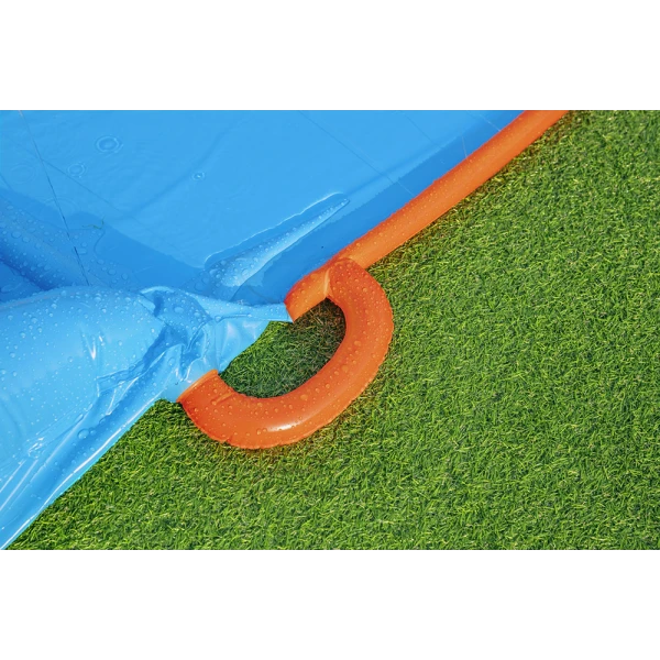 BESTWAY H2OGO! TRIPLE SLIDE 4.88m INFLATABLE GARDEN TSUNAMI SPLASH RAMP