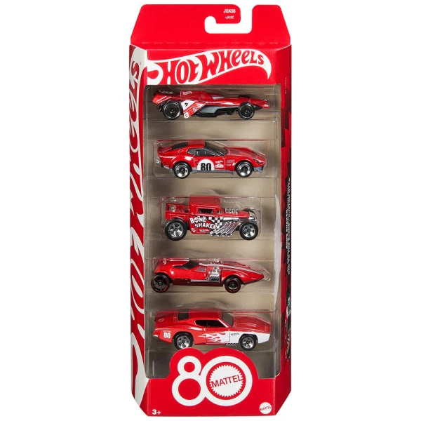 HOT WHEELS ΑΥΤΟΚΙΝΗΤΑΚΙΑ ΣΕΤ ΤΩΝ 5 - MATTEL 80 ΧΡΟΝΙΑ