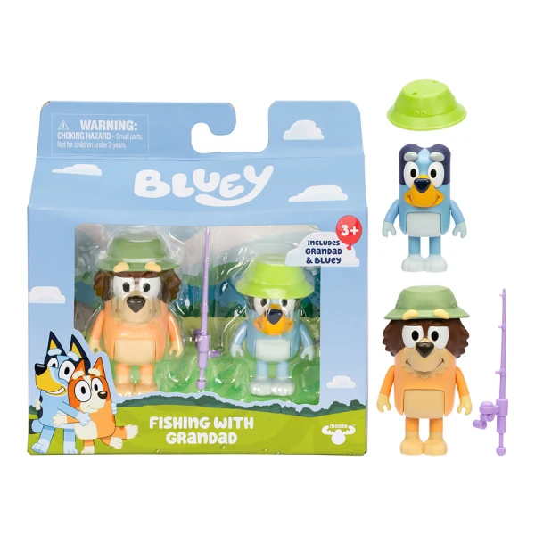 BLUEY SET 2 FIGURES - 3 DESIGNS