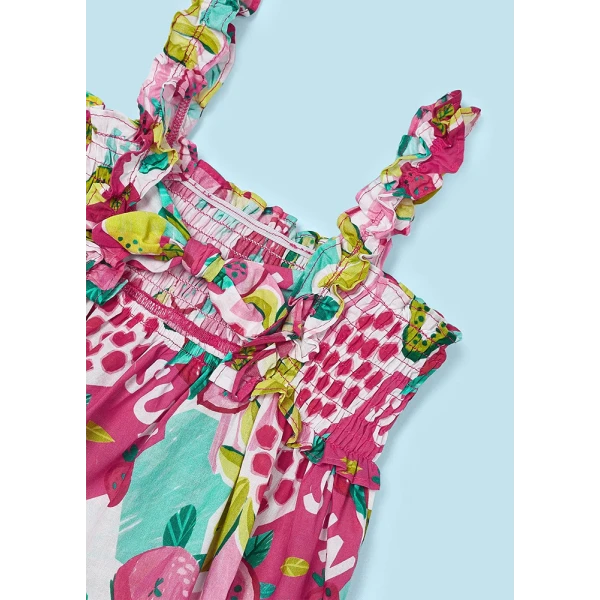 MAYORAL DRESS VOILE FUCHSIA