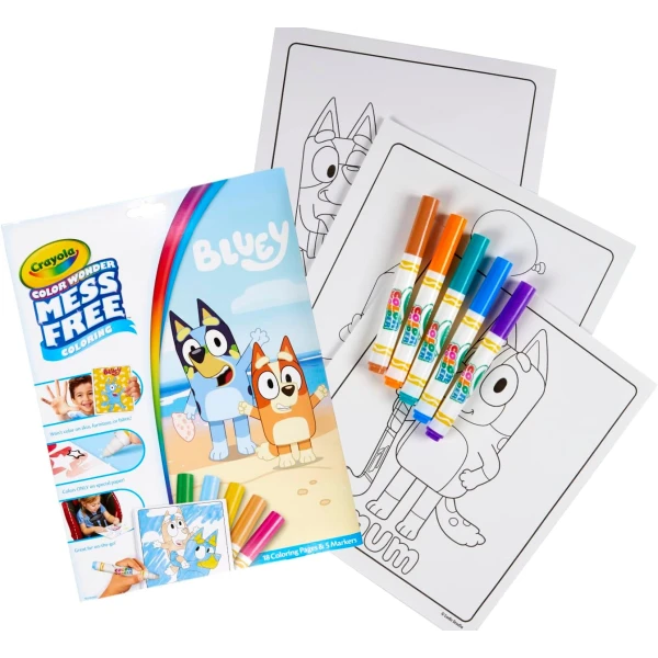 CRAYOLA COLOR WONDER BLUEY COLORING SET