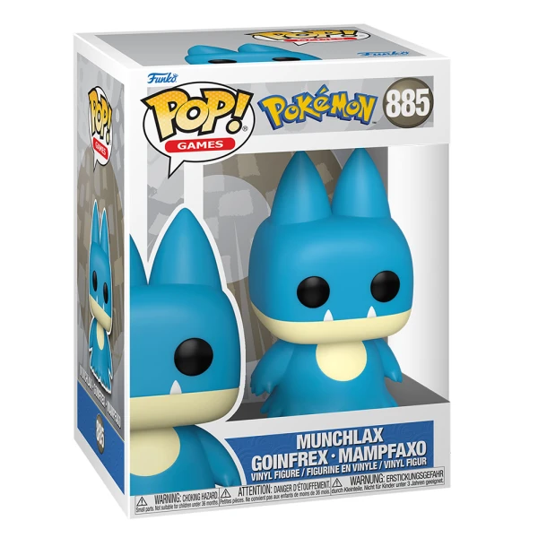 FUNKO POP! GAMES POKEMON ΦΙΓΟΥΡΑ ΒΙΝΥΛΙΟΥ MUNCHLAX GOINFREX MAMPFAXO 885