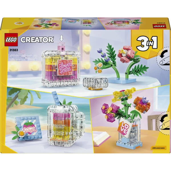 LEGO® CREATOR 3IN1 DECOR WITH FLOWERS - PERFUME BOTTLE