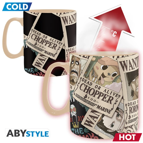 ABYSSE ΚΟΥΠΑ ΑΛΛΑΓΗΣ ΧΡΩΜΑΤΟΣ 460ml ONE PIECE - WANTED