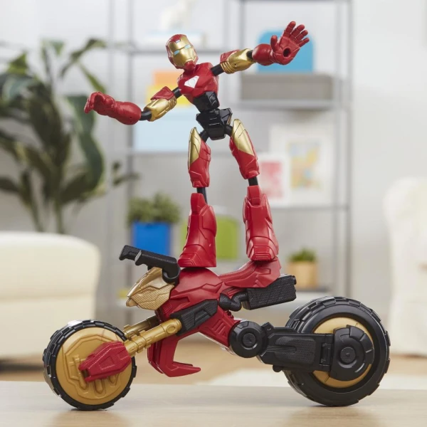MARVEL AVENGERS BEND AND FLEX FLEX RIDER IRON MAN