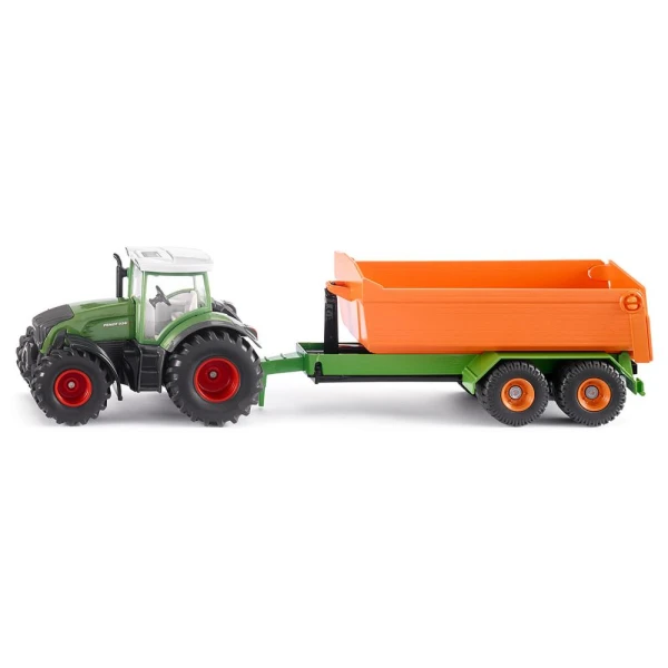 SIKU TRACTOR FENDT WITH TRAILER 1:50
