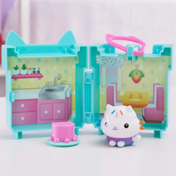 GABBY\'S DOLLHOUSE ΜΙΝΙ ΣΠΙΤΑΚΙΑ ΜΕ ΚΛΙΠ - 3 ΣΧΕΔΙΑ