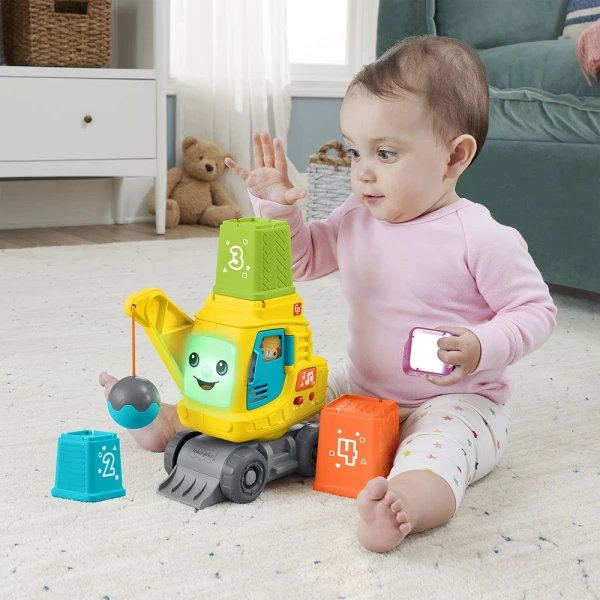 FISHER PRICE ΕΚΠΑΙΔΕΥΤΙΚΟΣ ΓΕΡΑΝΟΣ ΜΕ ΚΥΒΟΥΣ