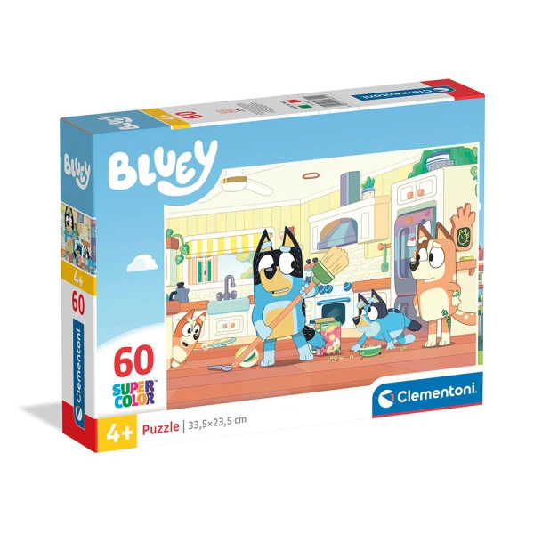 CLEMENTONI ΠΑΙΔΙΚΟ ΠΑΖΛ SUPER COLOR BLUEY 60 τεμ. 