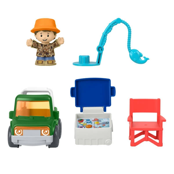 FISHER PRICE LITTLE PEOPLE ΟΧΗΜΑ ΜΕ ΦΙΓΟΥΡΑ & ΑΞΕΣΟΥΑΡ - ΨΑΡΕΜΑ
