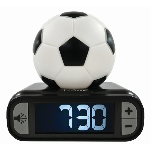 LEXIBOOK ΨΗΦΙΑΚΟ ΡΟΛΟΙ FOOTBALL ΜΕ ΦΩΣ ΚΑΙ ΗΧΟ - LCD ΟΘΟΝΗ ΚΑΙ ΜΕΛΩΔΙΕΣ