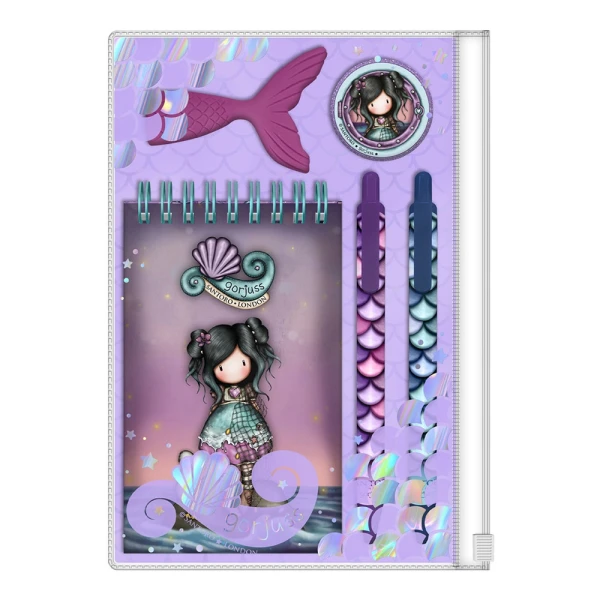 GORJUSS SANTORO STATIONERY SET MAKING WAVES - LOST AT SEA