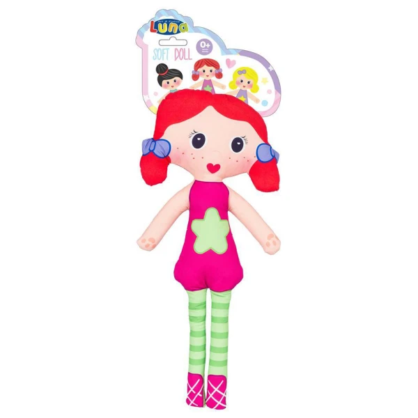 LUNA FABRIC DOLL 50 cm - 5 DESIGNS