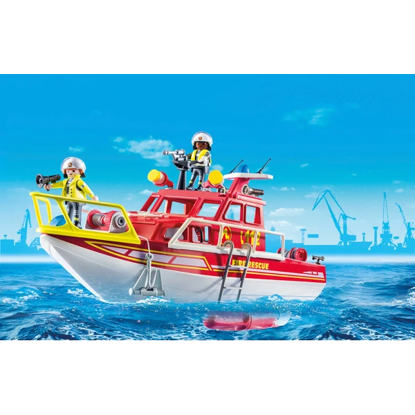 PLAYMOBIL ΠΥΡΟΣΒΕΣΤΙΚΟ ΣΚΑΦΟΣ ΔΙΑΣΩΣΗΣ 