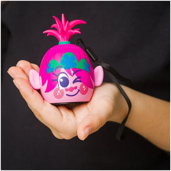EKIDS TROLLS WORLD TOUR ΦΟΡΗΤΟ ΗΧΕΙΟ BLUETOOTH ΓΙΑ ΠΑΙΔΙΑ ΜΕ ΛΟΥΡΑΚΙ ΚΑΡΠΟΥ