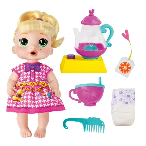 BABY ALIVE ΚΟΥΚΛΑ ΜΩΡΟ BUBBLY TEA PARTY LALA GOOGOO