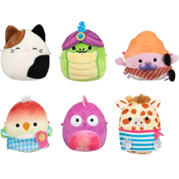 MICROMALLOWS - PLAY SET OF 10 PLUSH TOYS 6cm SQUISHMALLOWS & ACCESSORIES - LUNA PARK