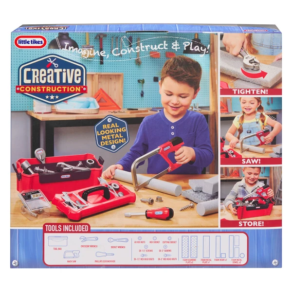 LITTLE TIKES CREATIVE CONSTRUCTION ΣΕΤ ΕΡΓΑΛΕΙΟΘΗΚΗ