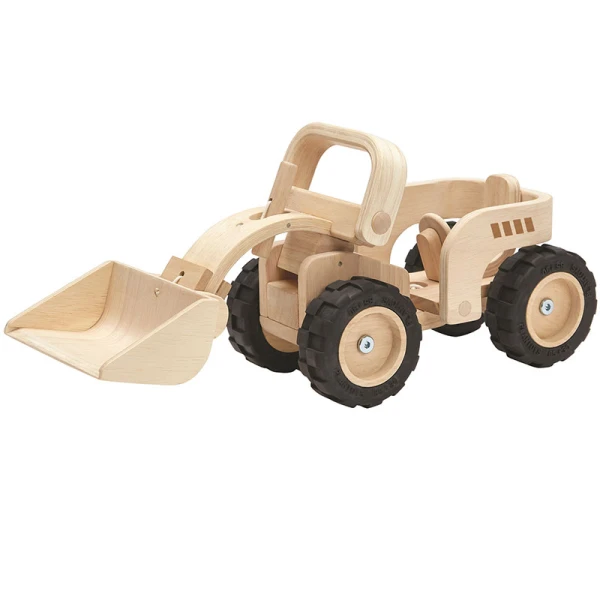 PLAN TOYS WOODEN VEHICLE BULLDOZER