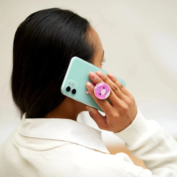SQUISHMALLOWS UNIVERSAL PHONE GRIP & ΒΑΣΗ ΣΤΗΡΙΞΗΣ - LOLA THE UNICORN