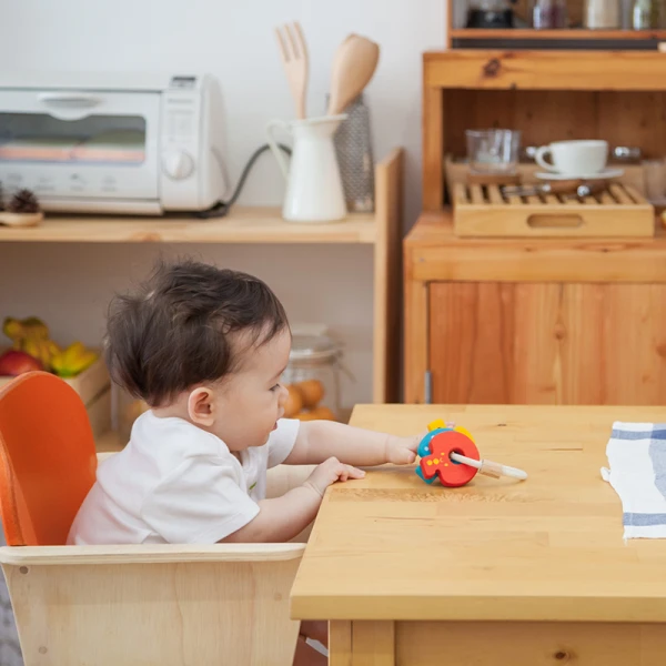 PLAN TOYS ΞΥΛΙΝΟ ΚΑΡΕΚΛΑΚΙ ΦΑΓΗΤΟΥ ΠΟΡΤΟΚΑΛΙ