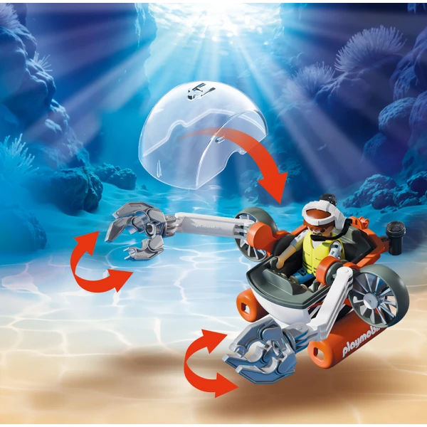 PLAYMOBIL ΥΠΟΒΡΥΧΙΟ ΚΥΝΗΓΙ ΘΗΣΑΥΡΟΥ 