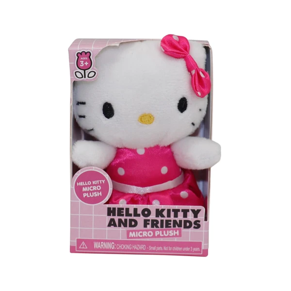 HELLO KITTY PLUSH 8 cm - 6 DESIGNS