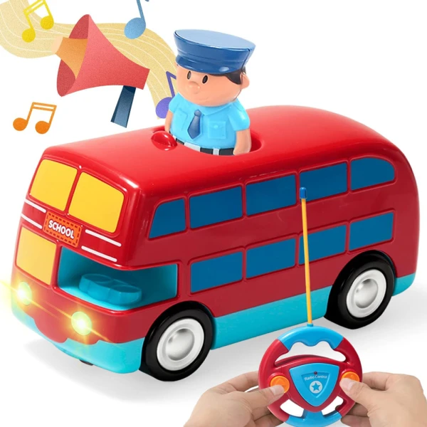 BABY REMOTE CONTROL RED BUS 27MHz