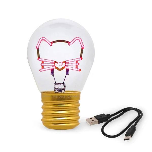 LEGAMI ΕΠΙΤΡΑΠΕΖΙΟ ΦΩΤΙΣΤΙΚΟ ΣΧΗΜΑ ΛΑΜΠΑ BULB FICTION - KITTY
