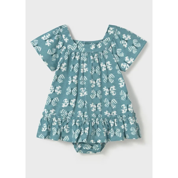 MAYORAL DRESS WITH PANTS EMERALD 